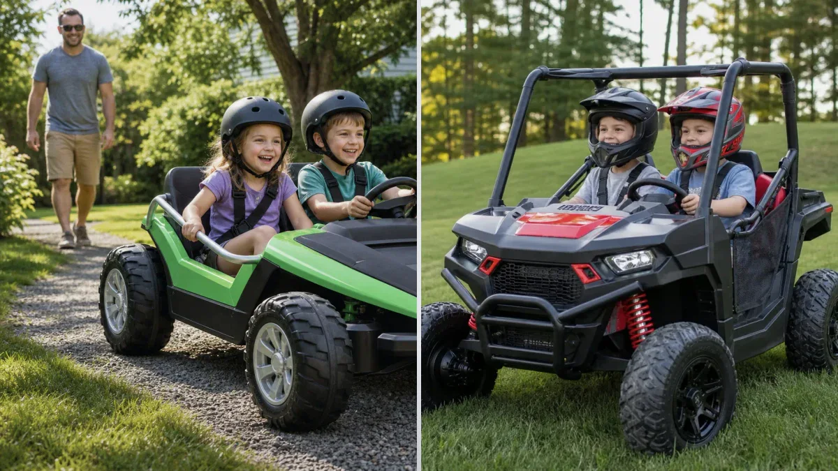 Best Ride-On Cars for Twins and Siblings